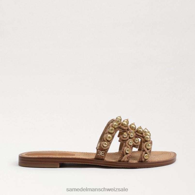 CH Sam Edelman Frauen Bay Soleil Slide-Sandale cuoio X2J86508 Schuhwerk