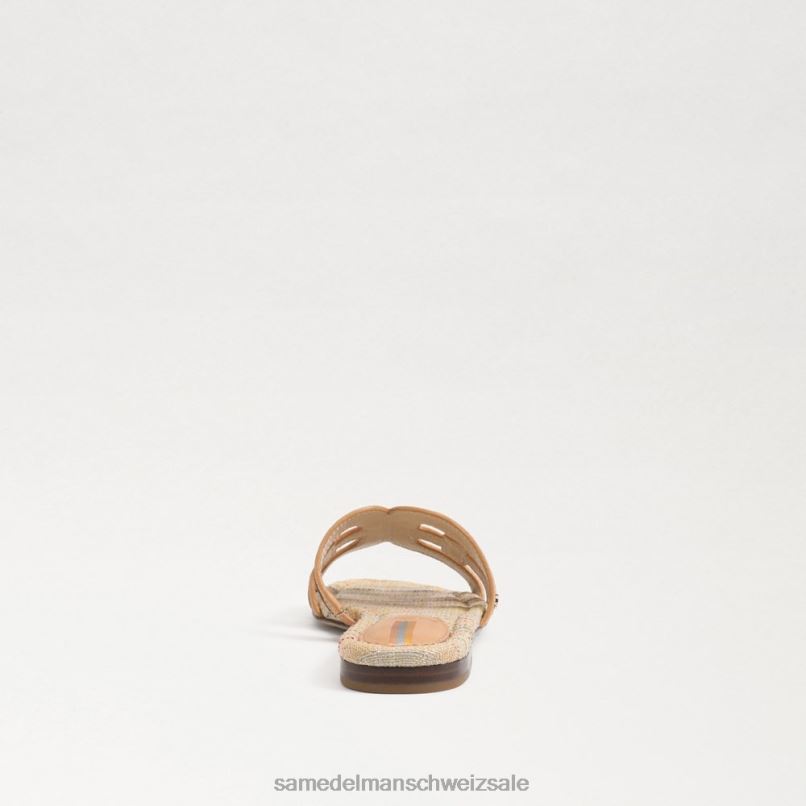 CH Sam Edelman Frauen Bay mehrfarbige Slide-Sandale Natürlicher Multi-Bast X2J86591 Schuhwerk