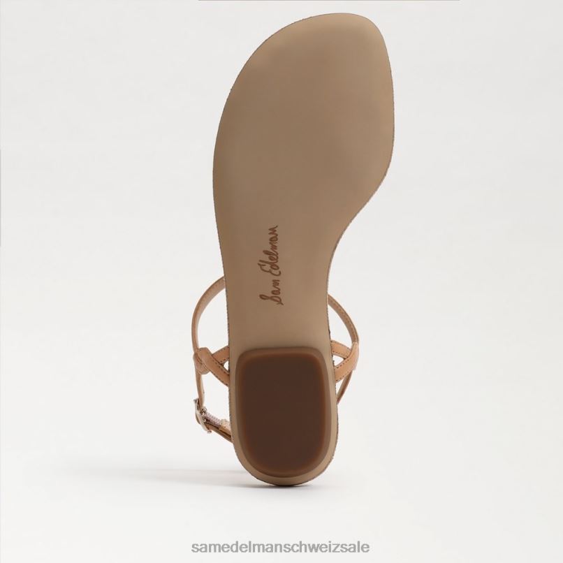 CH Sam Edelman Frauen Brinda Zehenstegsandale Natursand X2J86728 Schuhwerk