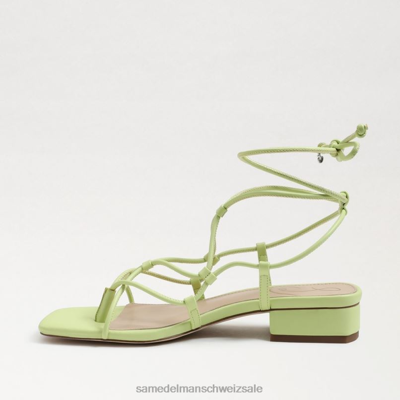 CH Sam Edelman Frauen Daffy-Sandale Kiwi-Leder X2J86423 Schuhwerk