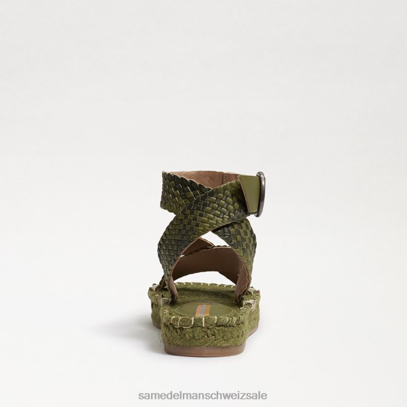 CH Sam Edelman Frauen Dakota-Plateausandale Farngrün X2J86581 Schuhwerk