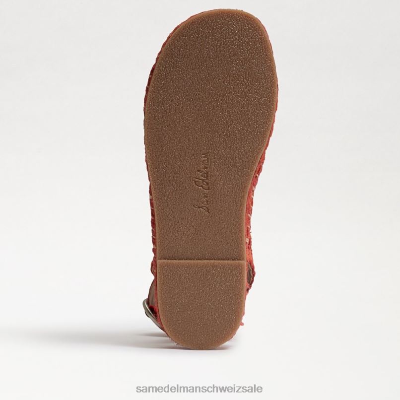 CH Sam Edelman Frauen Dakota-Plateausandale heller Mohn X2J86580 Schuhwerk