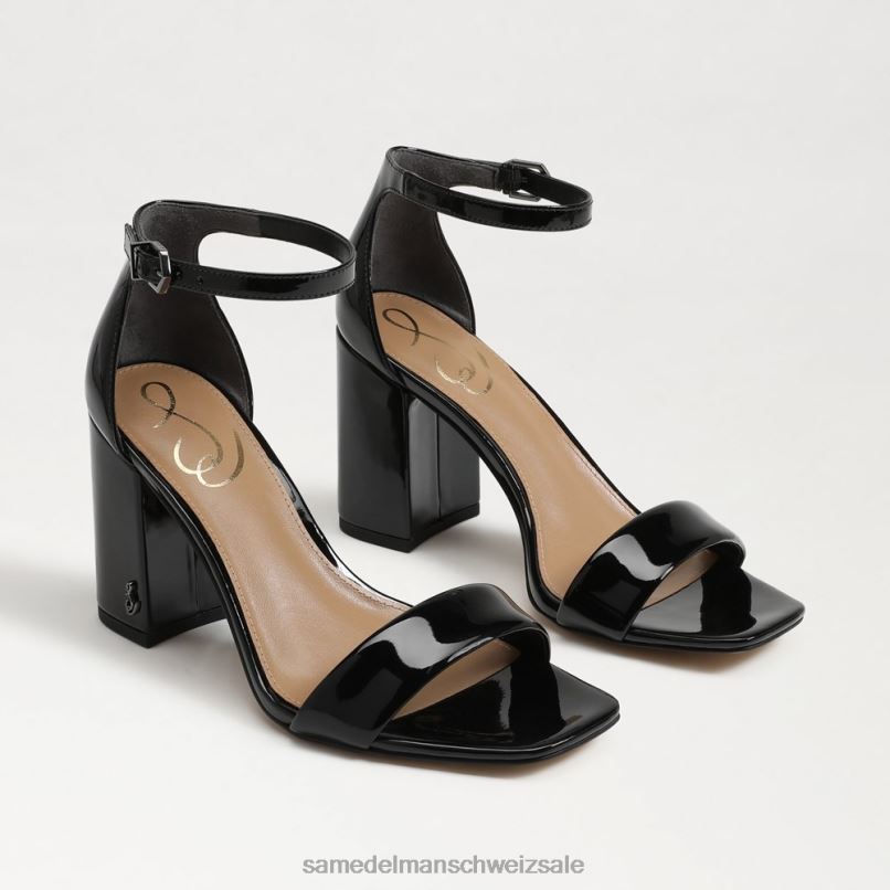 CH Sam Edelman Frauen Daniella Sandale mit Blockabsatz Schwarz X2J86305 Schuhwerk