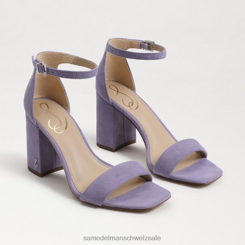 CH Sam Edelman Frauen Daniella Sandale mit Blockabsatz lila Iris X2J86307 Schuhwerk