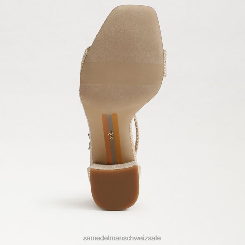CH Sam Edelman Frauen Daniella Sandale mit Blockabsatz natürlich X2J86297 Schuhwerk