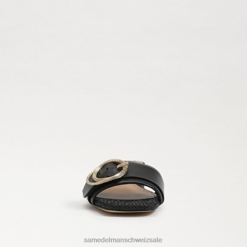 CH Sam Edelman Frauen Delfi-Slide-Sandale Schwarz X2J86703 Schuhwerk