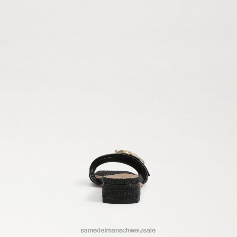 CH Sam Edelman Frauen Delfi-Slide-Sandale Schwarz X2J86703 Schuhwerk