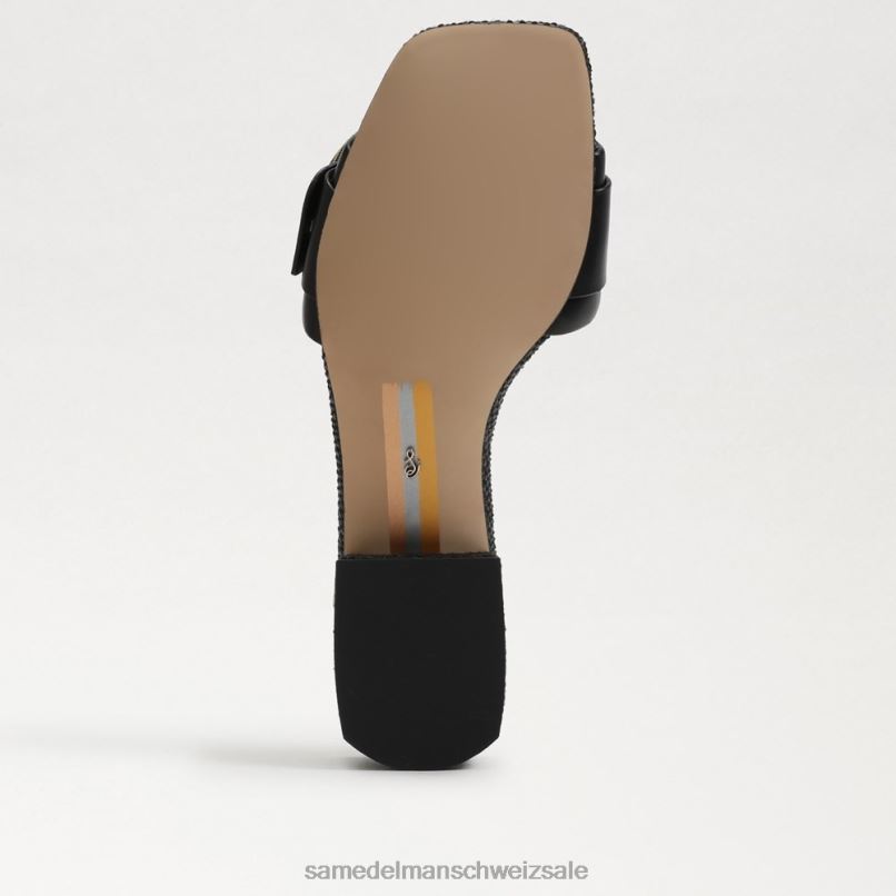 CH Sam Edelman Frauen Delfi-Slide-Sandale Schwarz X2J86703 Schuhwerk