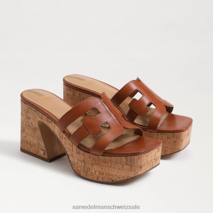 CH Sam Edelman Frauen Dev-Plateausandale Sattel X2J86546 Schuhwerk