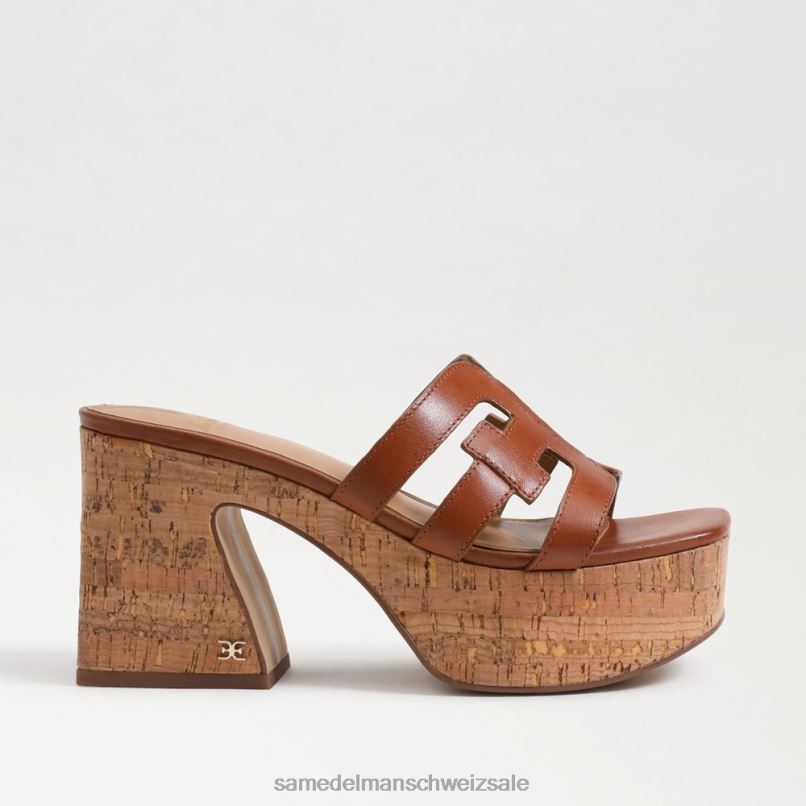 CH Sam Edelman Frauen Dev-Plateausandale Sattel X2J86546 Schuhwerk