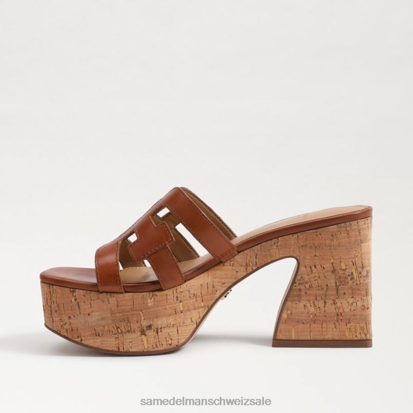 CH Sam Edelman Frauen Dev-Plateausandale Sattel X2J86546 Schuhwerk