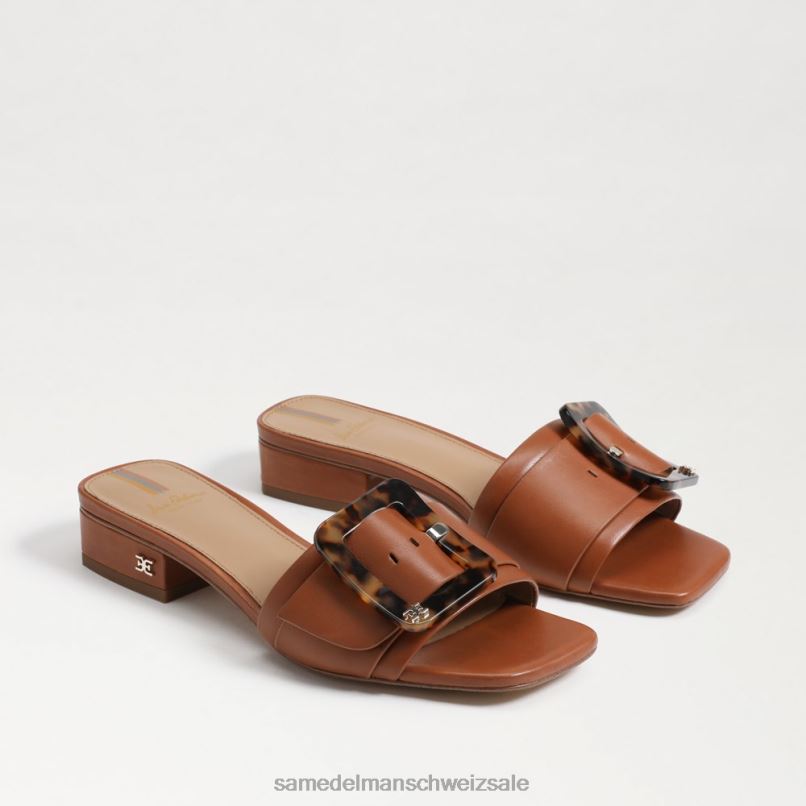 CH Sam Edelman Frauen Diacon-Sandale reichhaltiger Cognac X2J86418 Schuhwerk