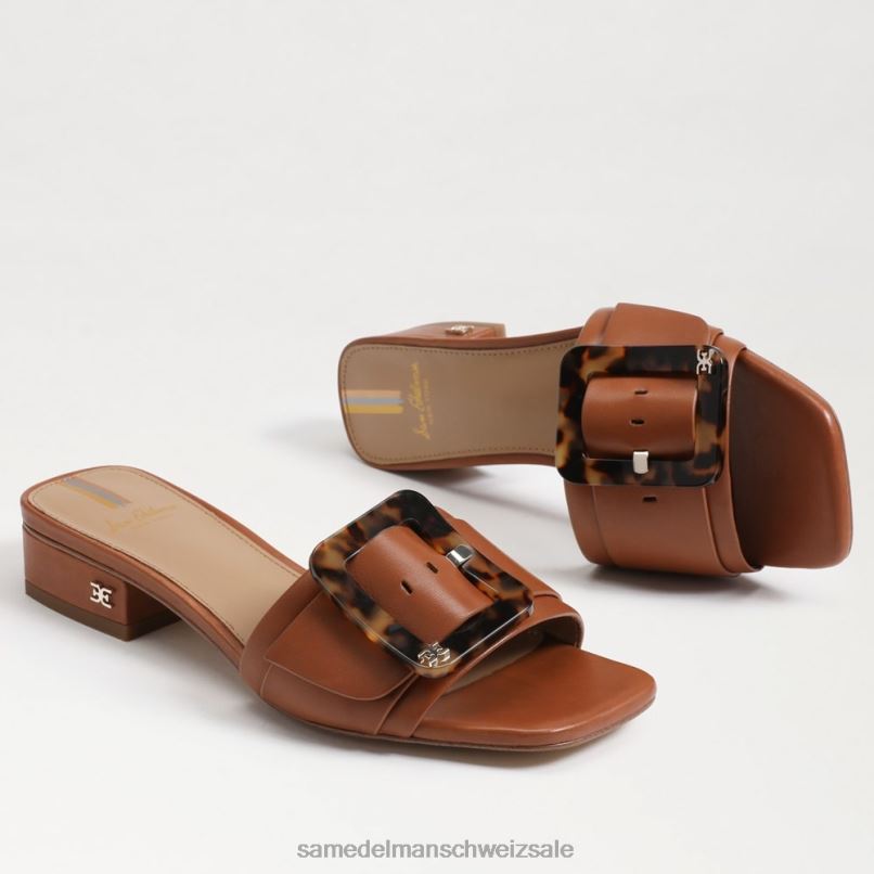 CH Sam Edelman Frauen Diacon-Sandale reichhaltiger Cognac X2J86418 Schuhwerk