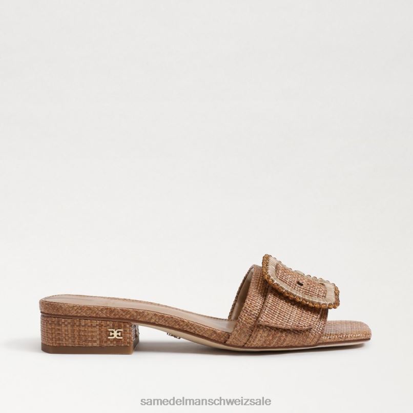CH Sam Edelman Frauen Diakon-Sandale mit Perlen cuoio X2J86193 Schuhwerk