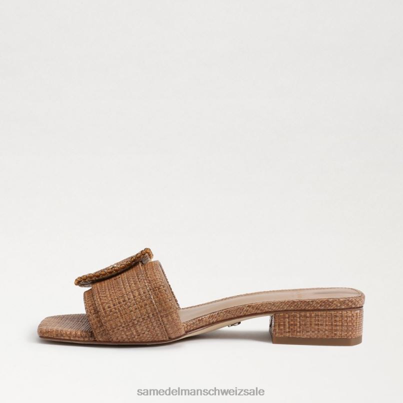 CH Sam Edelman Frauen Diakon-Sandale mit Perlen cuoio X2J86193 Schuhwerk
