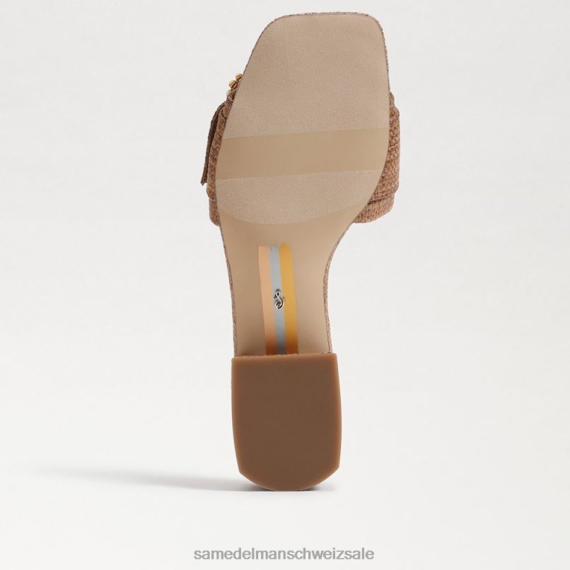 CH Sam Edelman Frauen Diakon-Sandale mit Perlen cuoio X2J86193 Schuhwerk