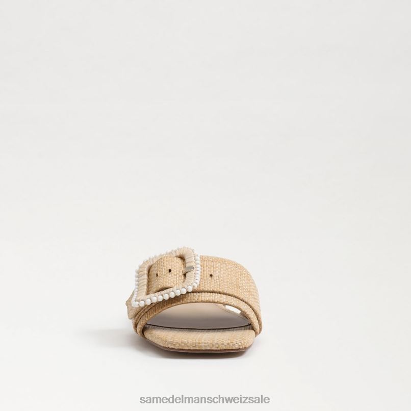 CH Sam Edelman Frauen Diakon-Sandale mit Perlen gebleichtes Buchenholz X2J86194 Schuhwerk