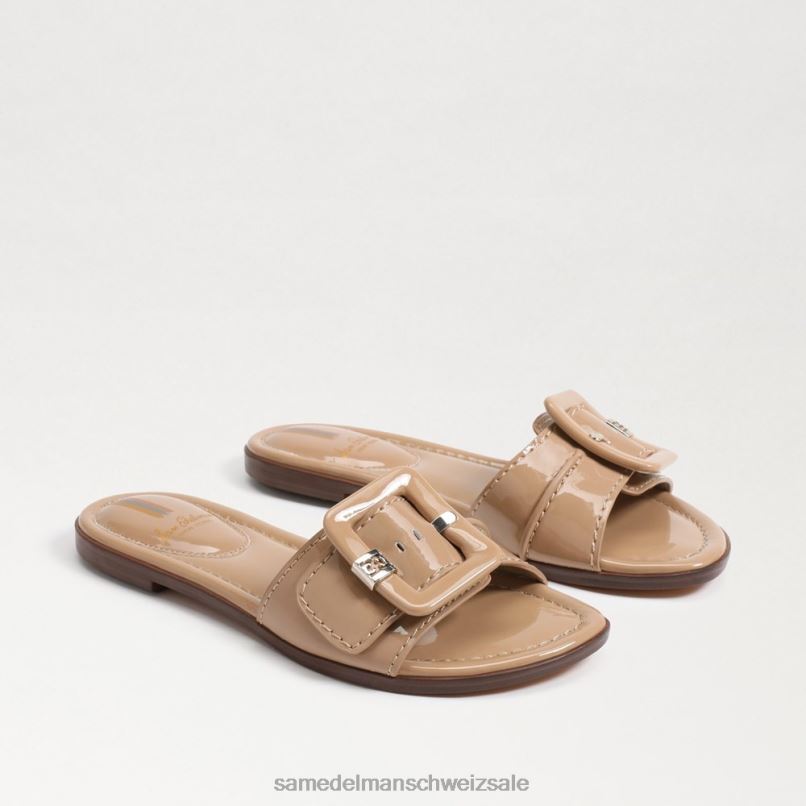 CH Sam Edelman Frauen Gaige Slide-Sandale Mandel X2J8629 Schuhwerk