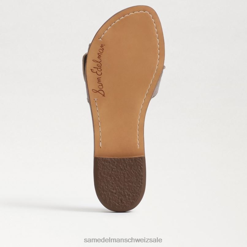 CH Sam Edelman Frauen Gaige Slide-Sandale Zinn X2J8627 Schuhwerk