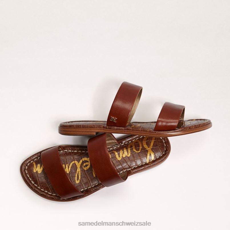 CH Sam Edelman Frauen Gala-Slide-Sandale Cognac X2J86254 Schuhwerk