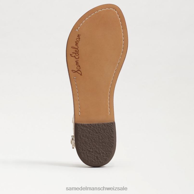 CH Sam Edelman Frauen Gigi Retro-Zehensandale modernes Elfenbein X2J86496 Schuhwerk