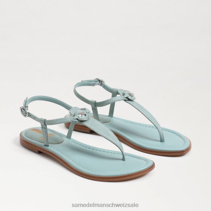 CH Sam Edelman Frauen Gigi Signet Zehenstegsandale Flut blau X2J86556 Schuhwerk