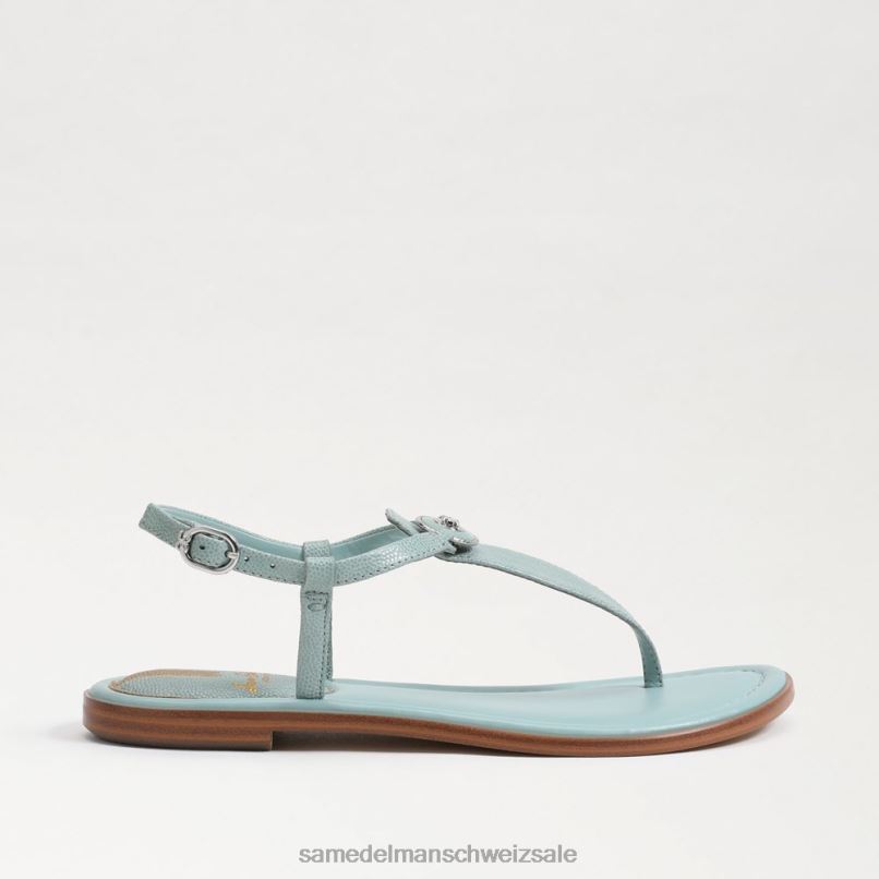 CH Sam Edelman Frauen Gigi Signet Zehenstegsandale Flut blau X2J86556 Schuhwerk