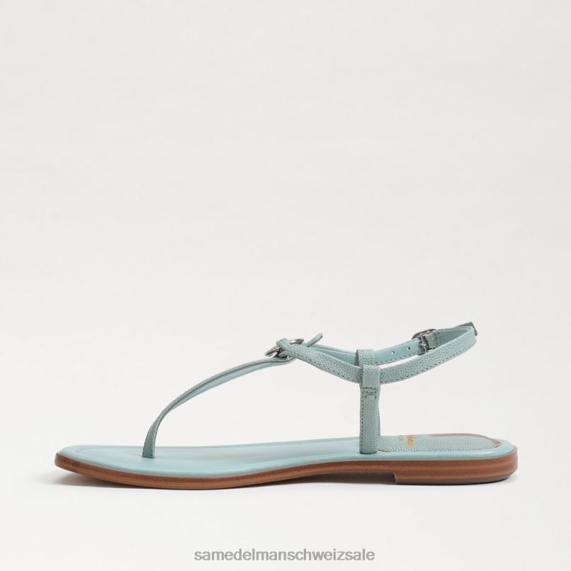 CH Sam Edelman Frauen Gigi Signet Zehenstegsandale Flut blau X2J86556 Schuhwerk