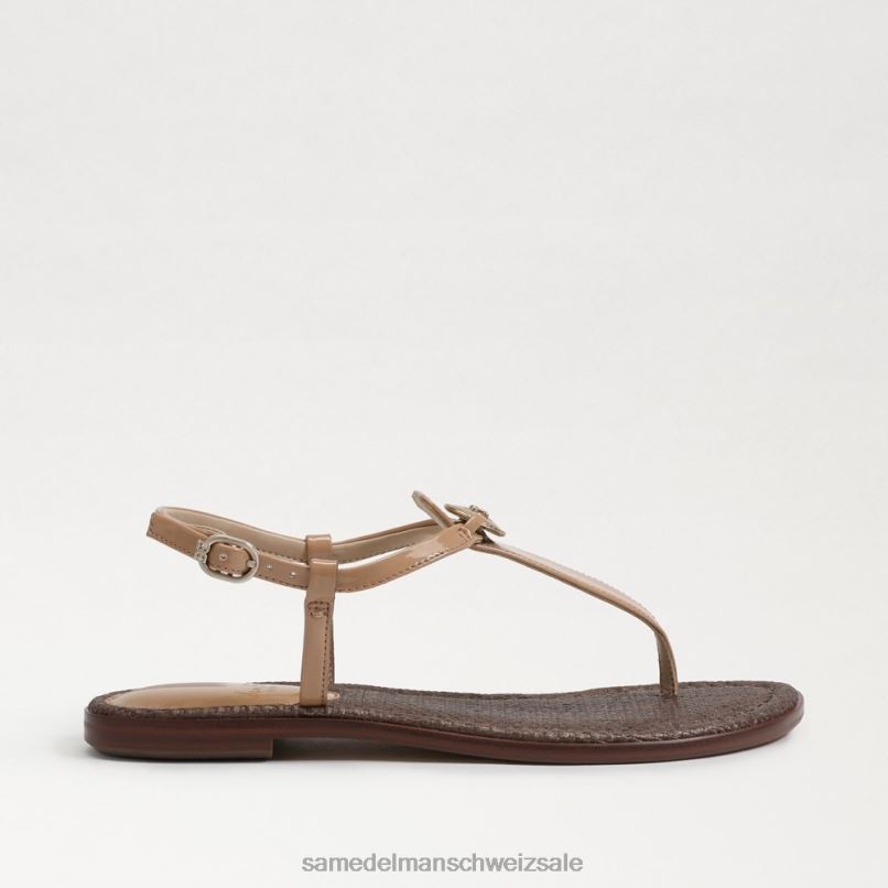 CH Sam Edelman Frauen Gigi Signet Zehenstegsandale Mandel X2J86562 Schuhwerk