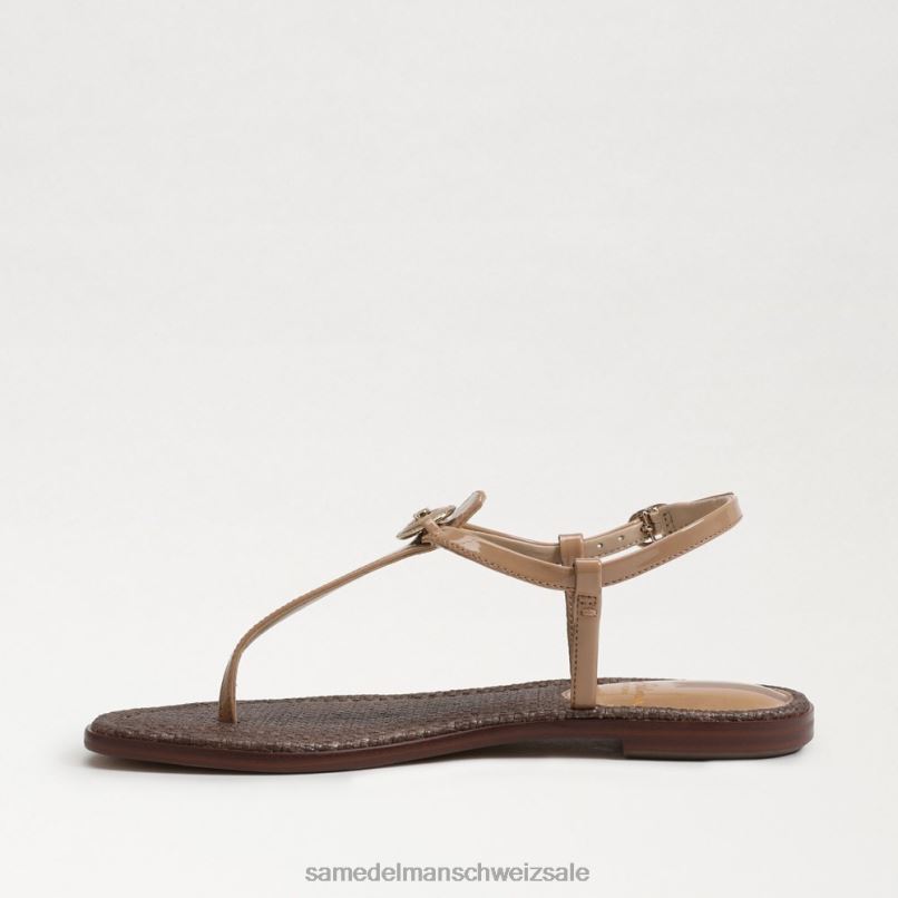 CH Sam Edelman Frauen Gigi Signet Zehenstegsandale Mandel X2J86562 Schuhwerk