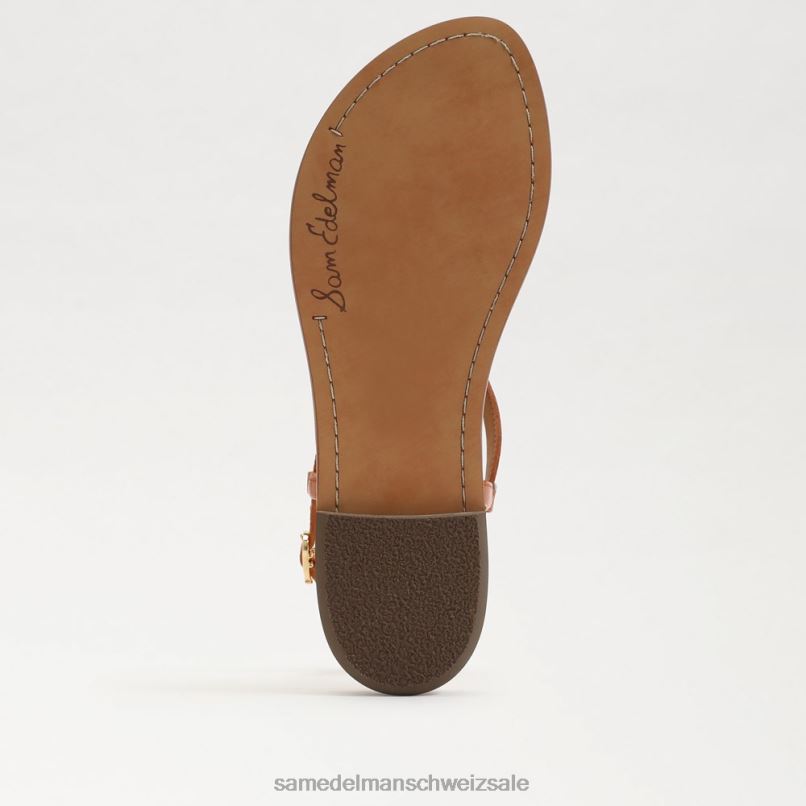 CH Sam Edelman Frauen Gigi Signet Zehenstegsandale Sattel X2J86559 Schuhwerk