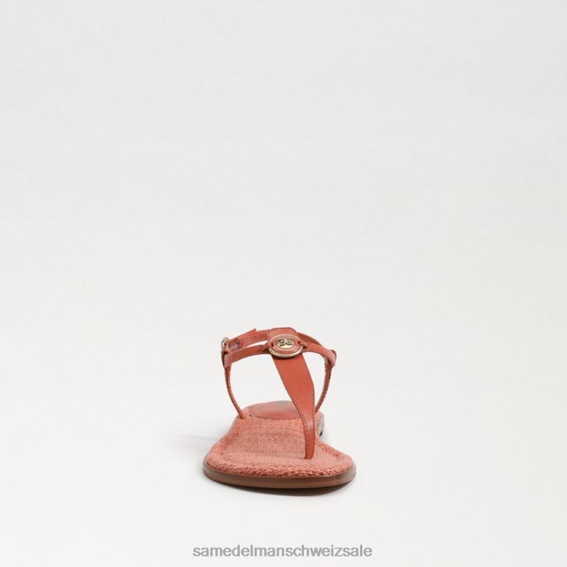 CH Sam Edelman Frauen Gigi Signet Zehenstegsandale Terrakottarosa X2J86561 Schuhwerk