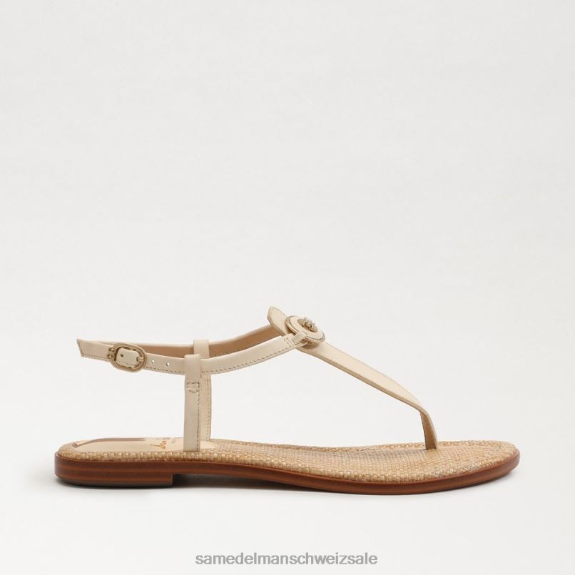 CH Sam Edelman Frauen Gigi Signet Zehenstegsandale modernes Elfenbein X2J86558 Schuhwerk