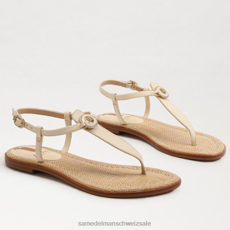 CH Sam Edelman Frauen Gigi Signet Zehenstegsandale modernes Elfenbein X2J86558 Schuhwerk