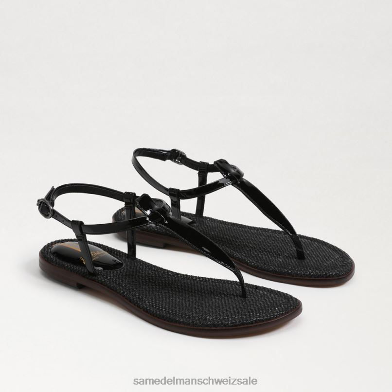 CH Sam Edelman Frauen Gigi-Zehensandale Schwarz X2J86234 Schuhwerk
