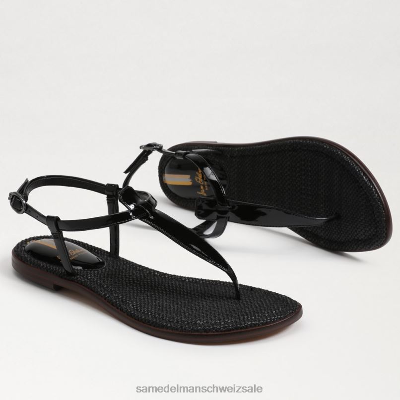 CH Sam Edelman Frauen Gigi-Zehensandale Schwarz X2J86234 Schuhwerk