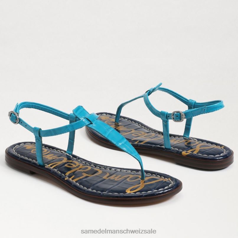 CH Sam Edelman Frauen Gigi-Zehensandale milos blau X2J86226 Schuhwerk