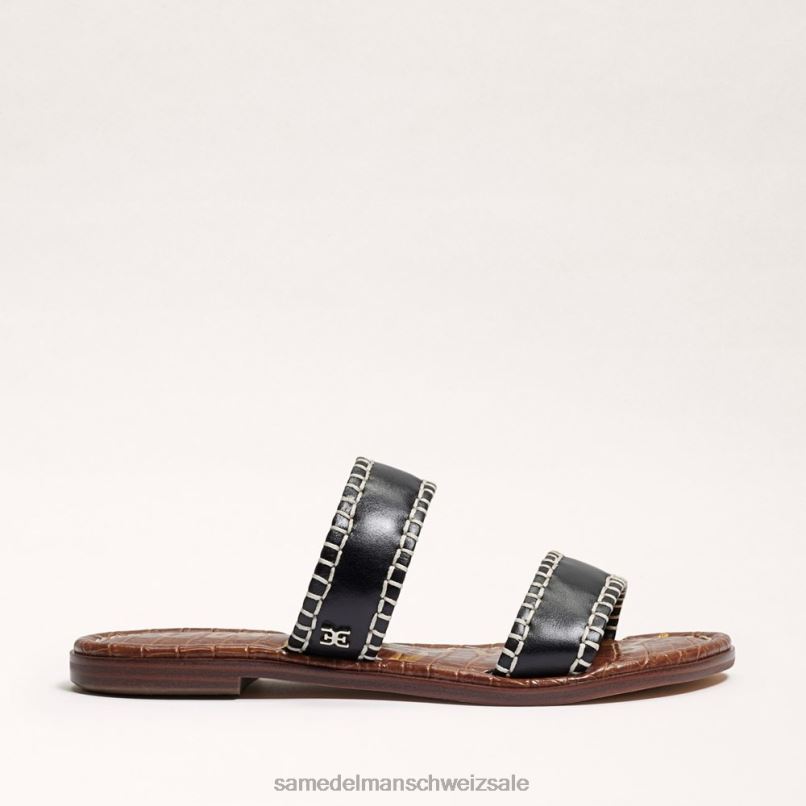 CH Sam Edelman Frauen Ginna-Slide-Sandale Schwarz X2J86262 Schuhwerk