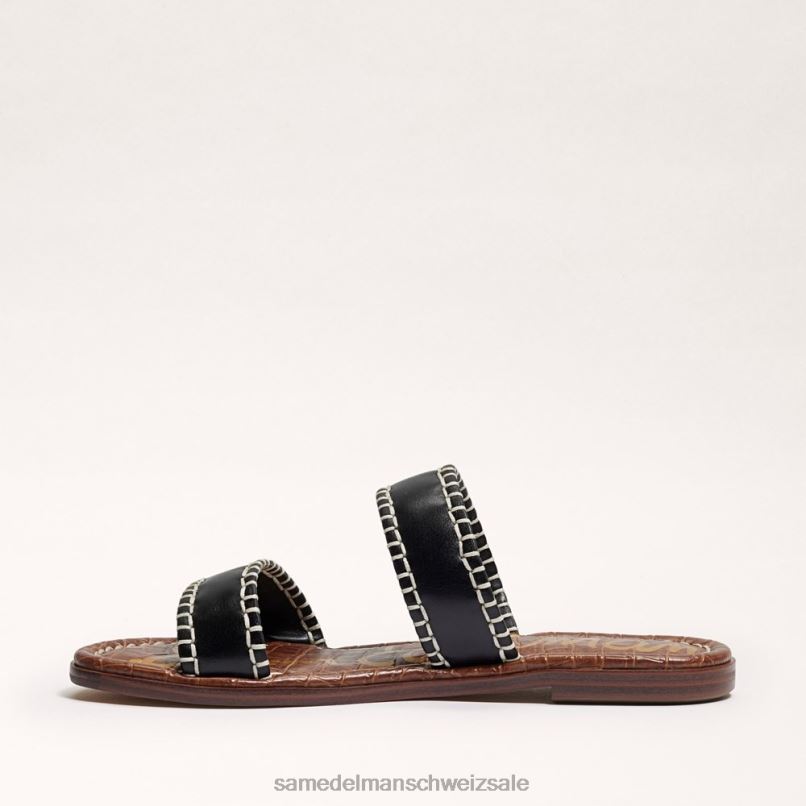 CH Sam Edelman Frauen Ginna-Slide-Sandale Schwarz X2J86262 Schuhwerk