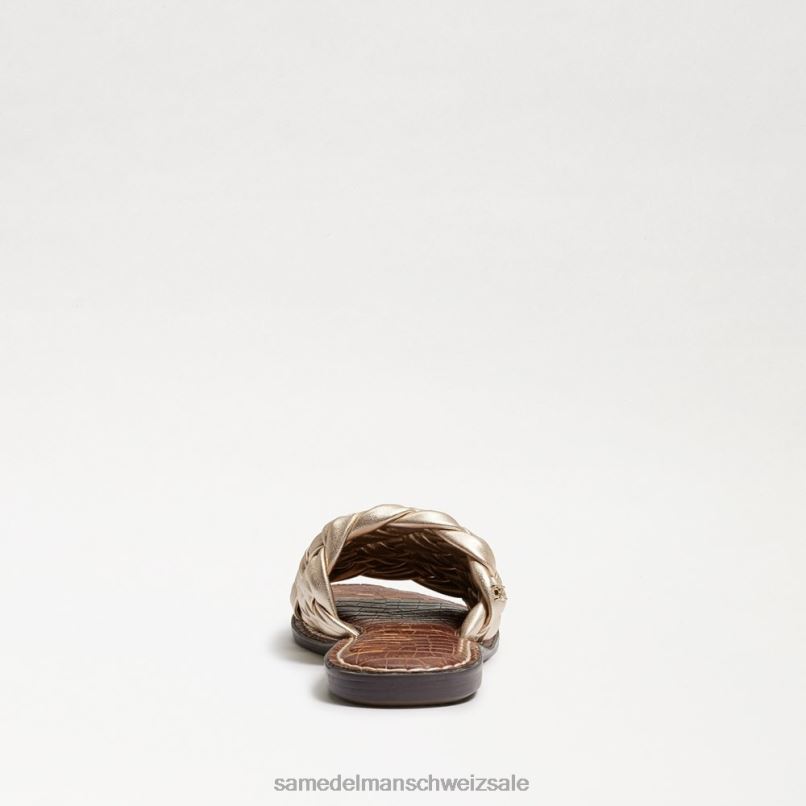 CH Sam Edelman Frauen Griffin gewebte Slide-Sandale Juteleder X2J86636 Schuhwerk