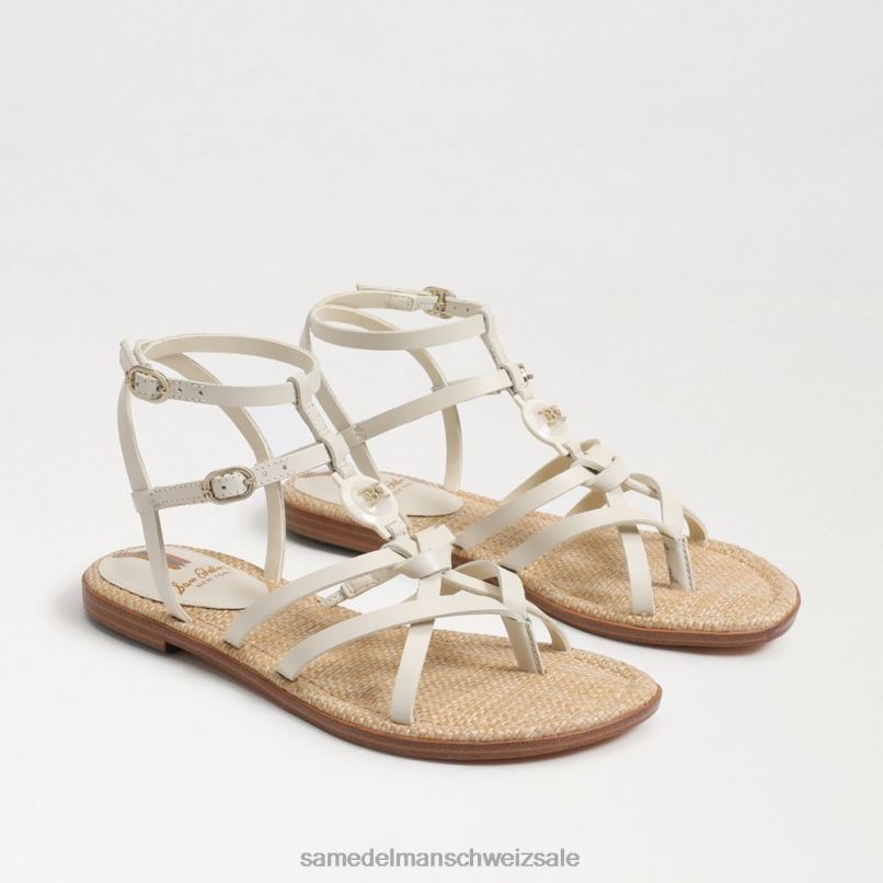 CH Sam Edelman Frauen Gwen Gladiator-Sandale modernes Elfenbein X2J86250 Schuhwerk