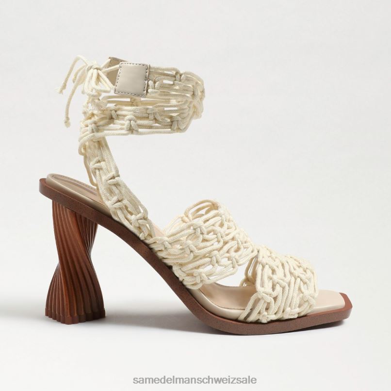 CH Sam Edelman Frauen Harleigh-Knöchelwickelabsatz natürlich X2J86861 Schuhwerk