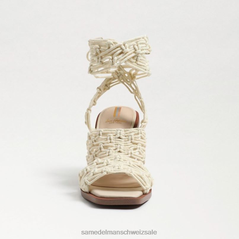 CH Sam Edelman Frauen Harleigh-Knöchelwickelabsatz natürlich X2J86861 Schuhwerk