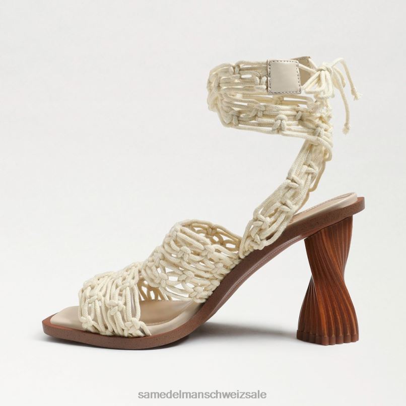 CH Sam Edelman Frauen Harleigh-Knöchelwickelabsatz natürlich X2J86861 Schuhwerk