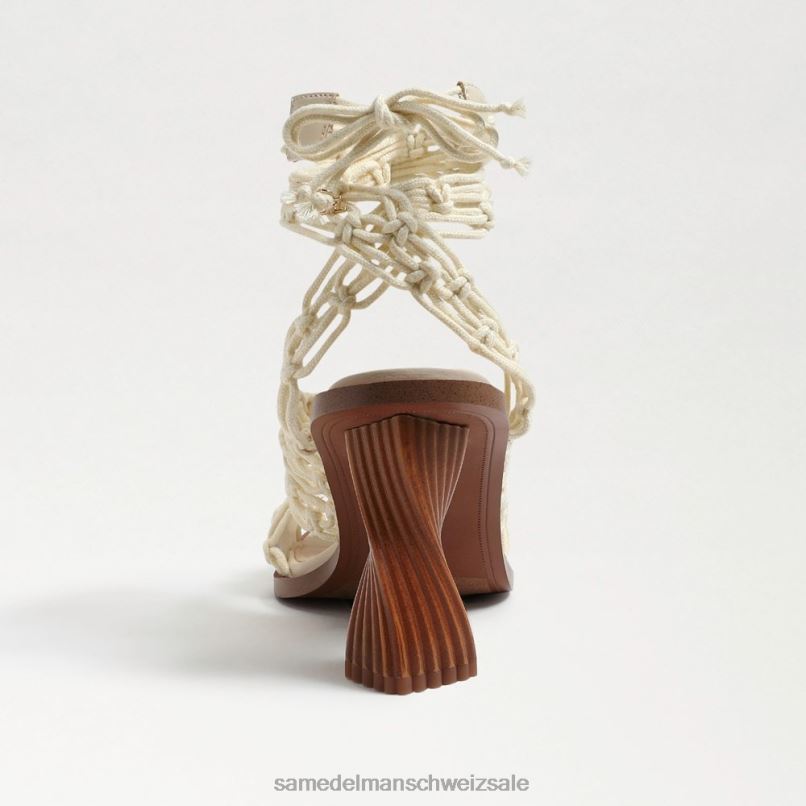 CH Sam Edelman Frauen Harleigh-Knöchelwickelabsatz natürlich X2J86861 Schuhwerk