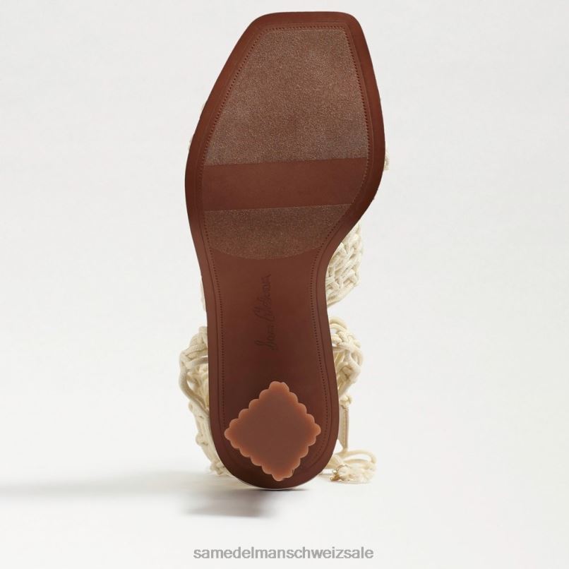 CH Sam Edelman Frauen Harleigh-Knöchelwickelabsatz natürlich X2J86861 Schuhwerk