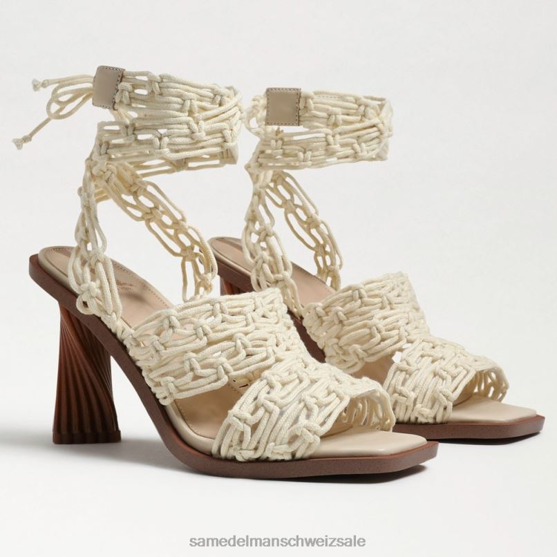 CH Sam Edelman Frauen Harleigh-Knöchelwickelabsatz natürlich X2J86861 Schuhwerk