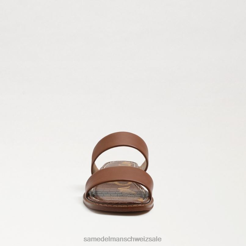 CH Sam Edelman Frauen Haydee Slide-Sandale Sattelleder X2J86571 Schuhwerk