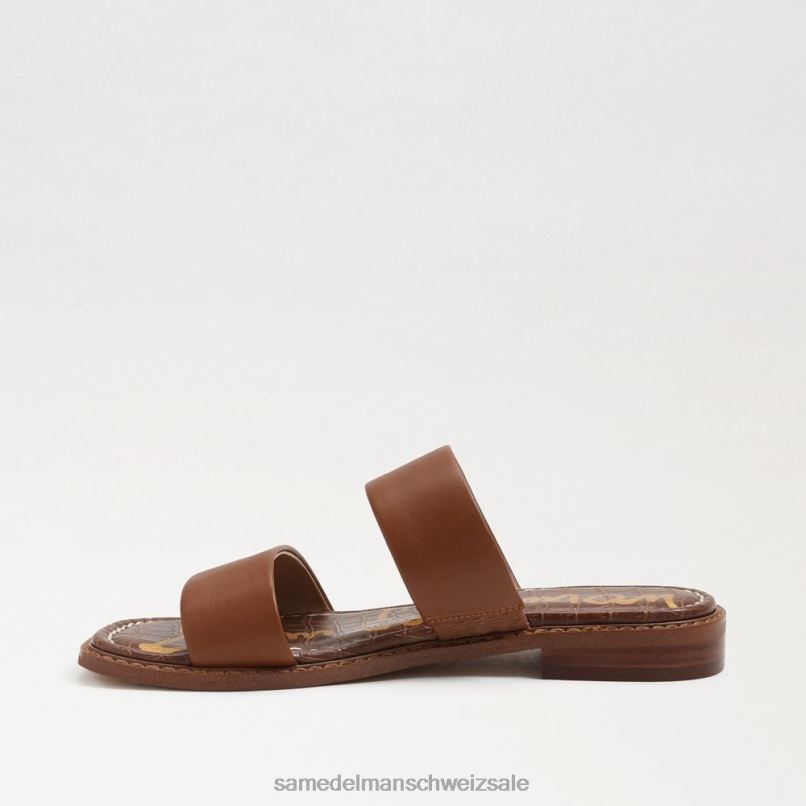 CH Sam Edelman Frauen Haydee Slide-Sandale Sattelleder X2J86571 Schuhwerk