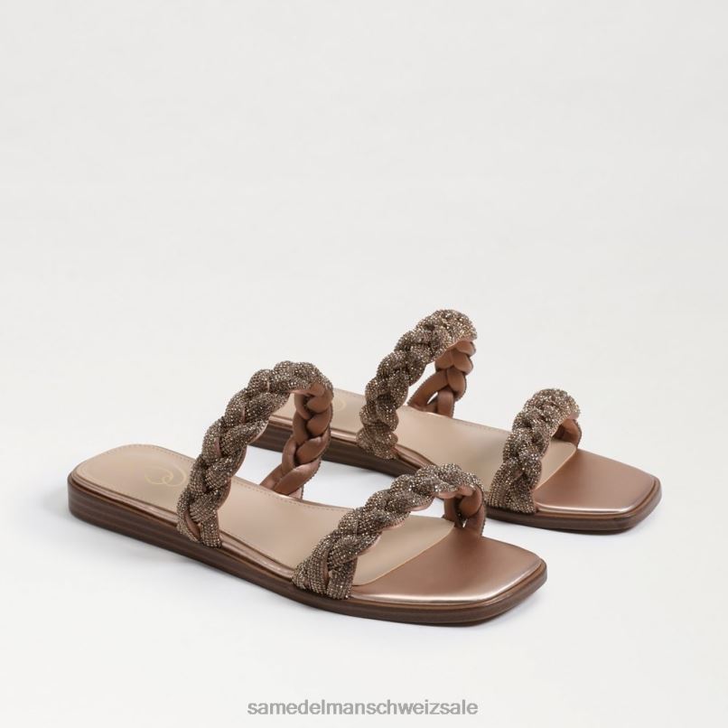 CH Sam Edelman Frauen Inette-Slide-Sandale Roségold X2J86694 Schuhwerk